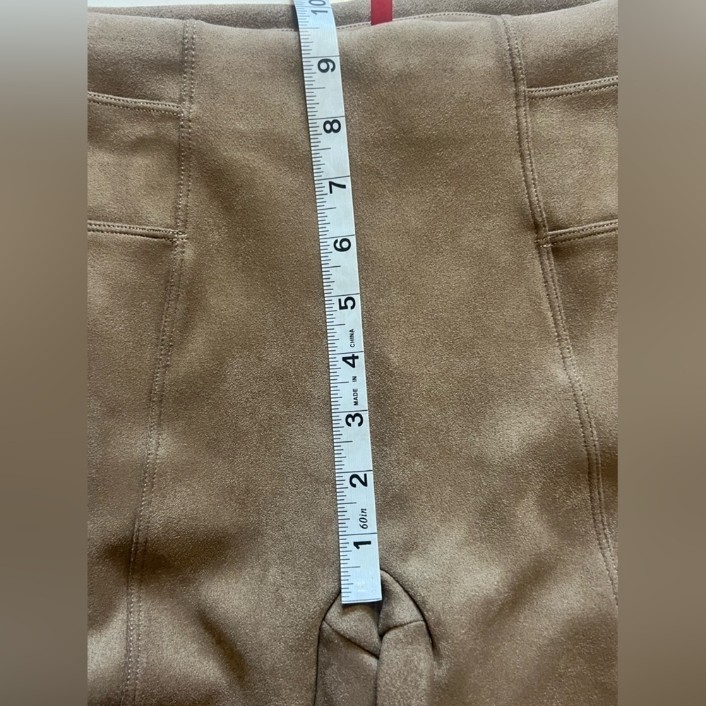 Spanx Faux Suede Leggings Size Medium Petite - Picture 6 of 9